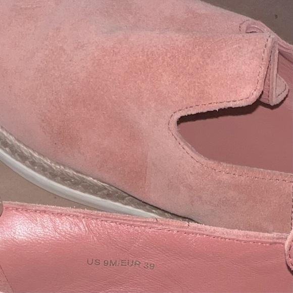 Vince Dillon Sneaker Terracotta Rose SZ 9 Suede Slip On Preppy Classic Casual - Picture 4 of 13